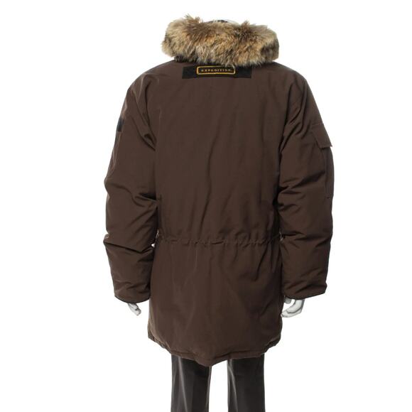 NWOT Canada Goose Expedition Down Jacket Parka in Brown Mens sz. L - Picture 3 of 12